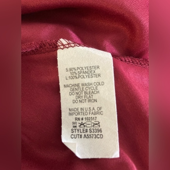 NWT Soprano small wine red velvet skirt - Picture 6 of 8